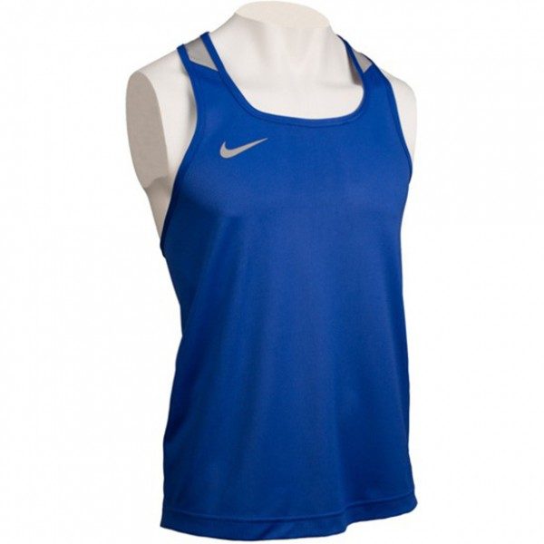 NIKE COMPETITION BOXING TANK BLUE