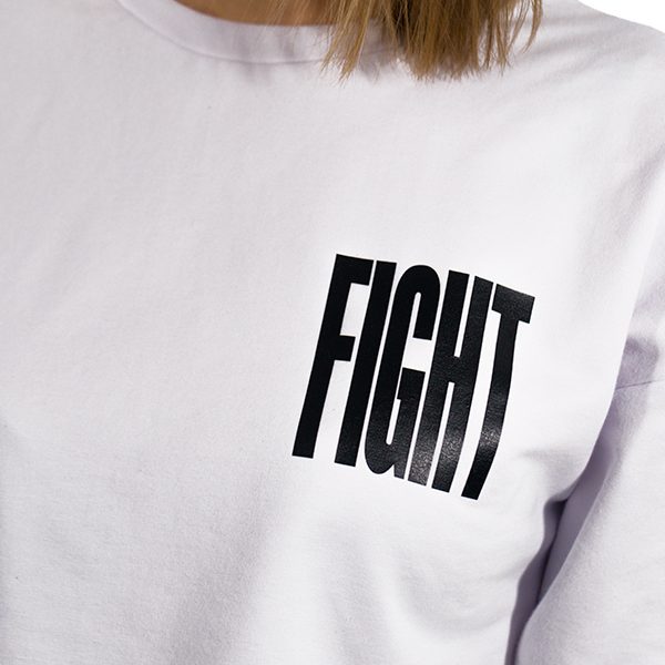 Свитшот женский (FIGHT) - Белый